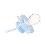 Пустушка Canpol babies силіконова кругла 0-6 міс Pastelove (блакитна), фото 2