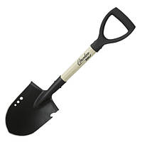 Лопата саперна штикова (туристична) Garden з дерев'яною рукояткою польська