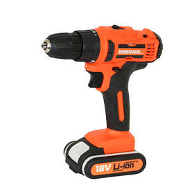 Шуруповерт акумуляторний 18 В, 2 А/г Rebiner RAD-18LiH