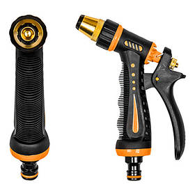 Пістолет для поливу металевий (латунь-цинк) ZEBRA Bradas ECO-7205 Black Line