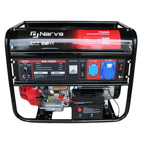 Генератор бензиновий 7 кВт макс електростартер, мідна обмотка Narva NG-7000