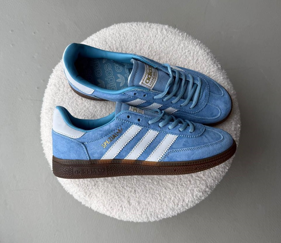 Жіночі кросівки Adidas Handball Spezial Blue Premium, фото 1