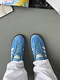 Жіночі кросівки Adidas Handball Spezial Blue Premium, фото 9