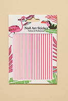 Стрічка гнучка для дизайну нігтів-Pink