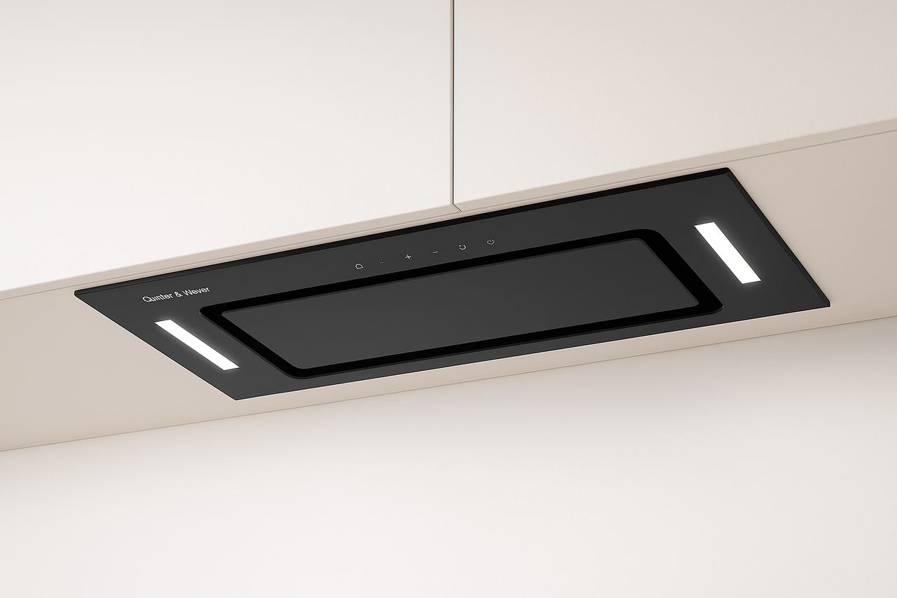 Тиха вбудована витяжка для кухні ATALA 1090 GL Gunter & Hauer з сенсорним управлінням, фото 1