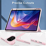 Чохол Clear Acrylic Xiaomi Redmi Pad 2 (2025) 11" з місцем для стілусу Рожевий, фото 3