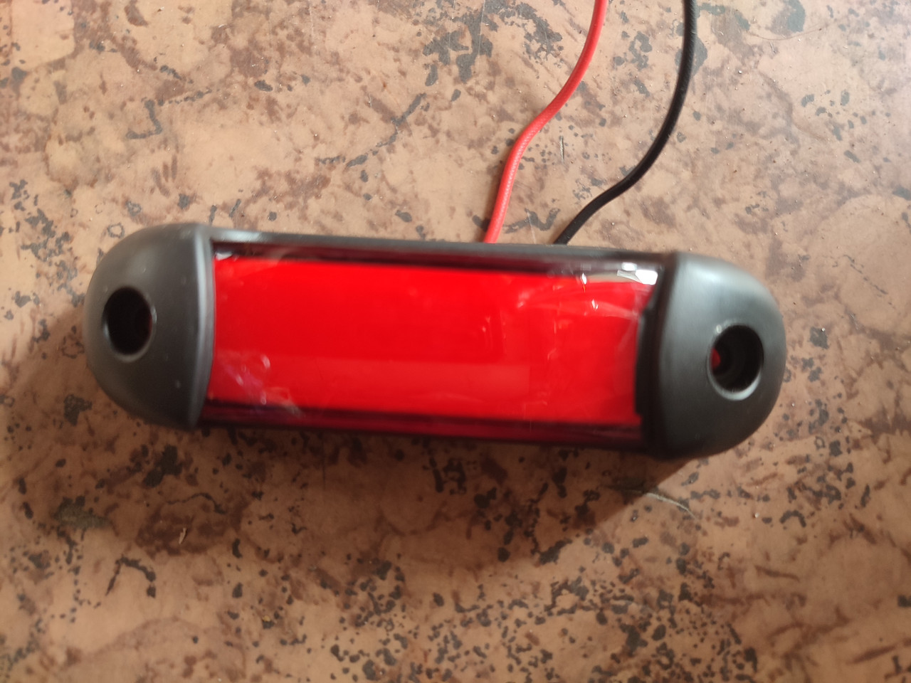 Габаритні вогні неон червоні 12-24 В, фото 1