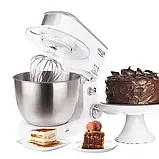 Планетарний кухонний комбайн Adler AD 4216, 4 л, 1000 Вт, 6 швидкостей, з насадками, фото 9