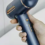Фен для волосся Adler AD 2271 SUPERSPEED 1500 Вт з іонізацією, LED-дисплеєм та магнітними насадками, фото 4