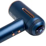 Фен для волосся Adler AD 2271 SUPERSPEED 1500 Вт з іонізацією, LED-дисплеєм та магнітними насадками, фото 2