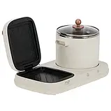 Сніданкова станція Adler AD 6421, 2 в 1: гриль і каструля 1 л, ретро-дизайн, 1100–1320 Вт, фото 6