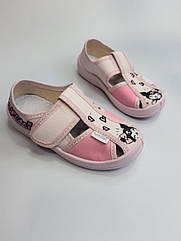 Тапочки для дівчинки Waldi 360-634 рожеві р.25-30