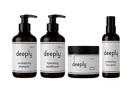 Доглядовий набір deeply Balance Control 4-в-1 (шампунь + маска + кондиціонер + спрей)