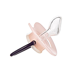 Пустушка Canpol babies силіконова анатомічна 0-6 міс Night dreams GLOW (світиться в темряві), рожева, фото 2