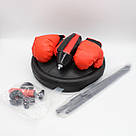 Дитячий боксерський набір Стійка 80-110см + рукавички + насос / Груша для боксу / Боксерська груша на стійці, фото 9