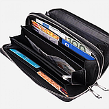 Чоловіча шкіряна барсетка, клатч на два відділення Leather Collection (721), фото 3