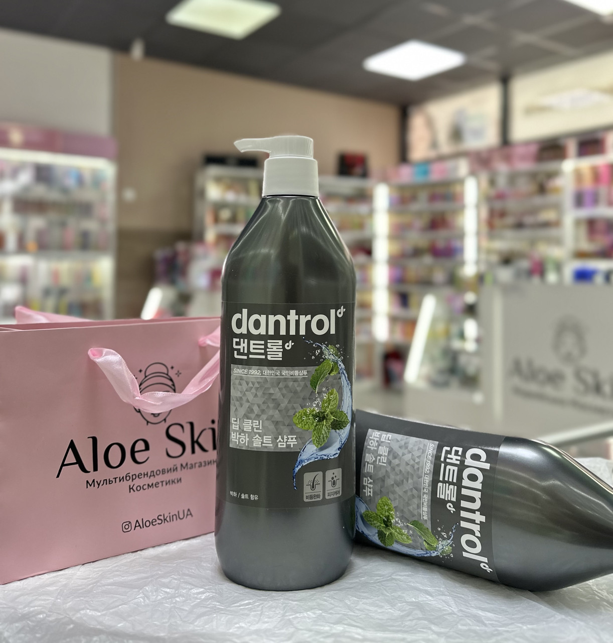 Шампунь для волосся Dantrol Deep Clean Peppermint Salt Shampoo 820мл