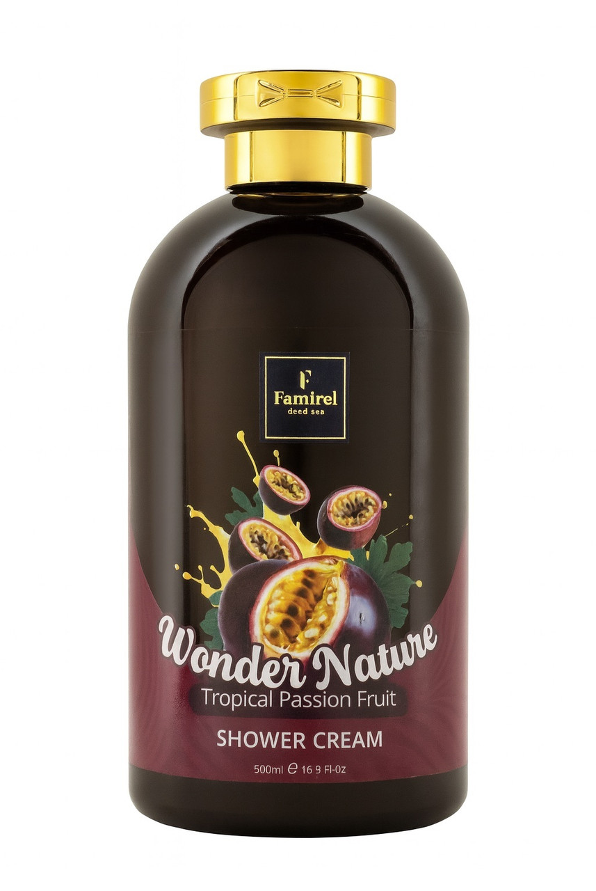 Крем-гель для душу Famirel Wonder Nature Тропічна Маракуйя 500мл, фото 1