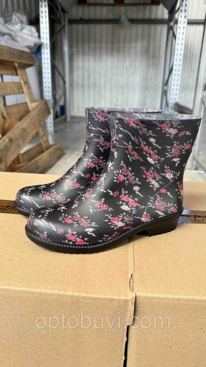 Напівчоботи гумові жіночі Litma