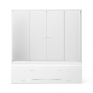 Штора на ваннуKO&PO F W 170х140 см розсувні скло матове