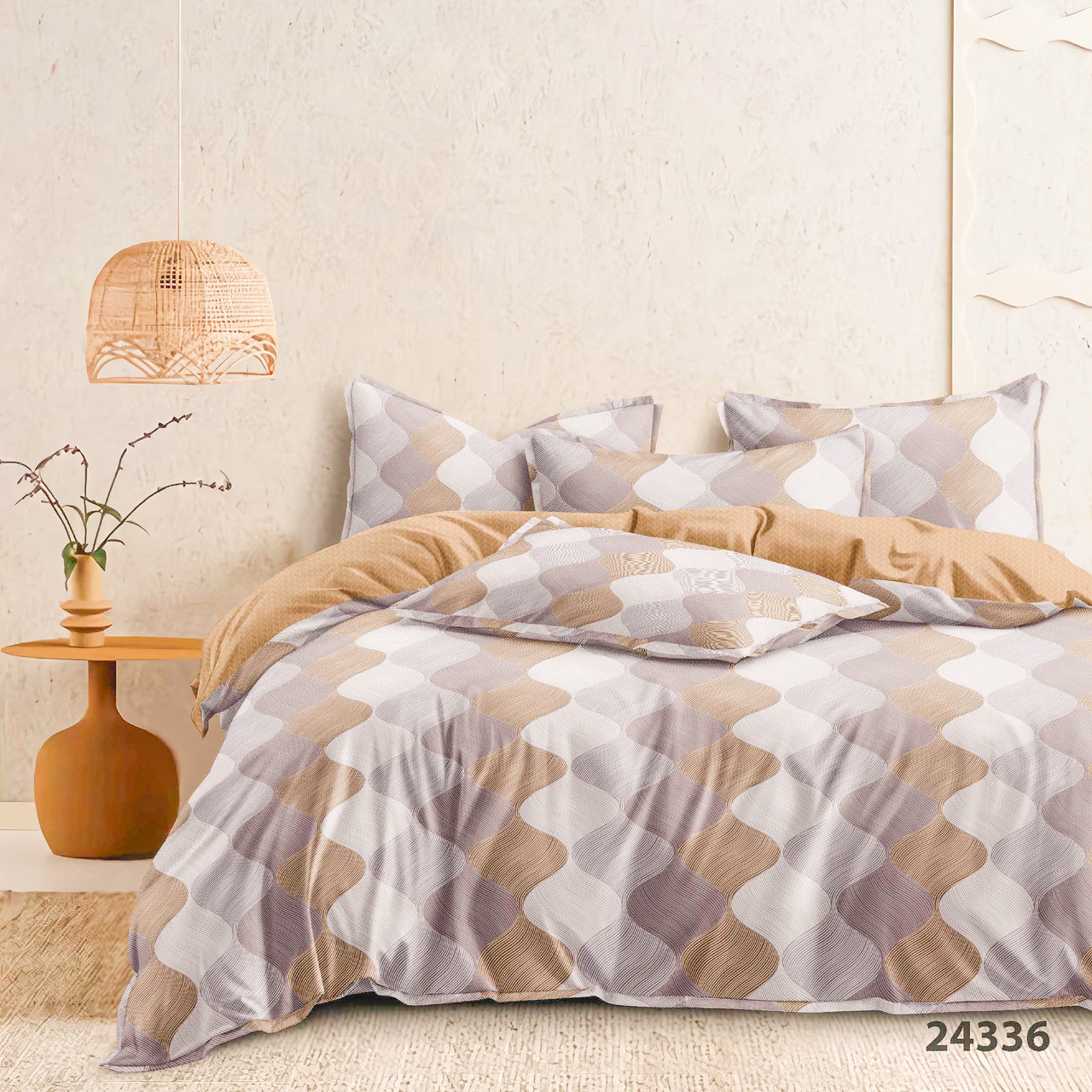 Комплект постільної білизни Viluta Євро Ранфорс 24336, фото 1