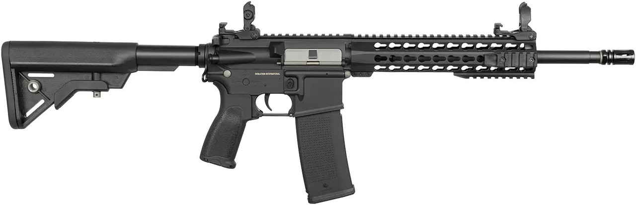 Страйкбольна гвинтівка Evolution Recon Superlite 14.5" Carbontech AEG 6 мм Black