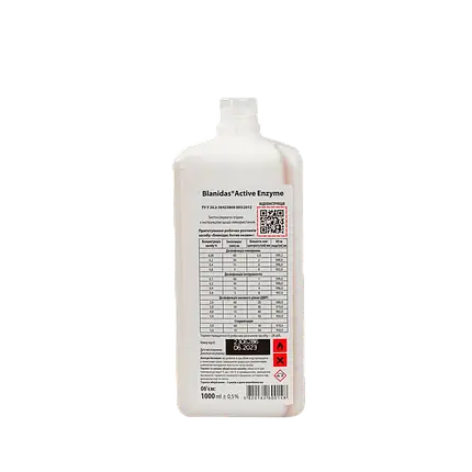Засіб дезінфікуючий «Бланідас Актив Ензим», 1 л, фото 2