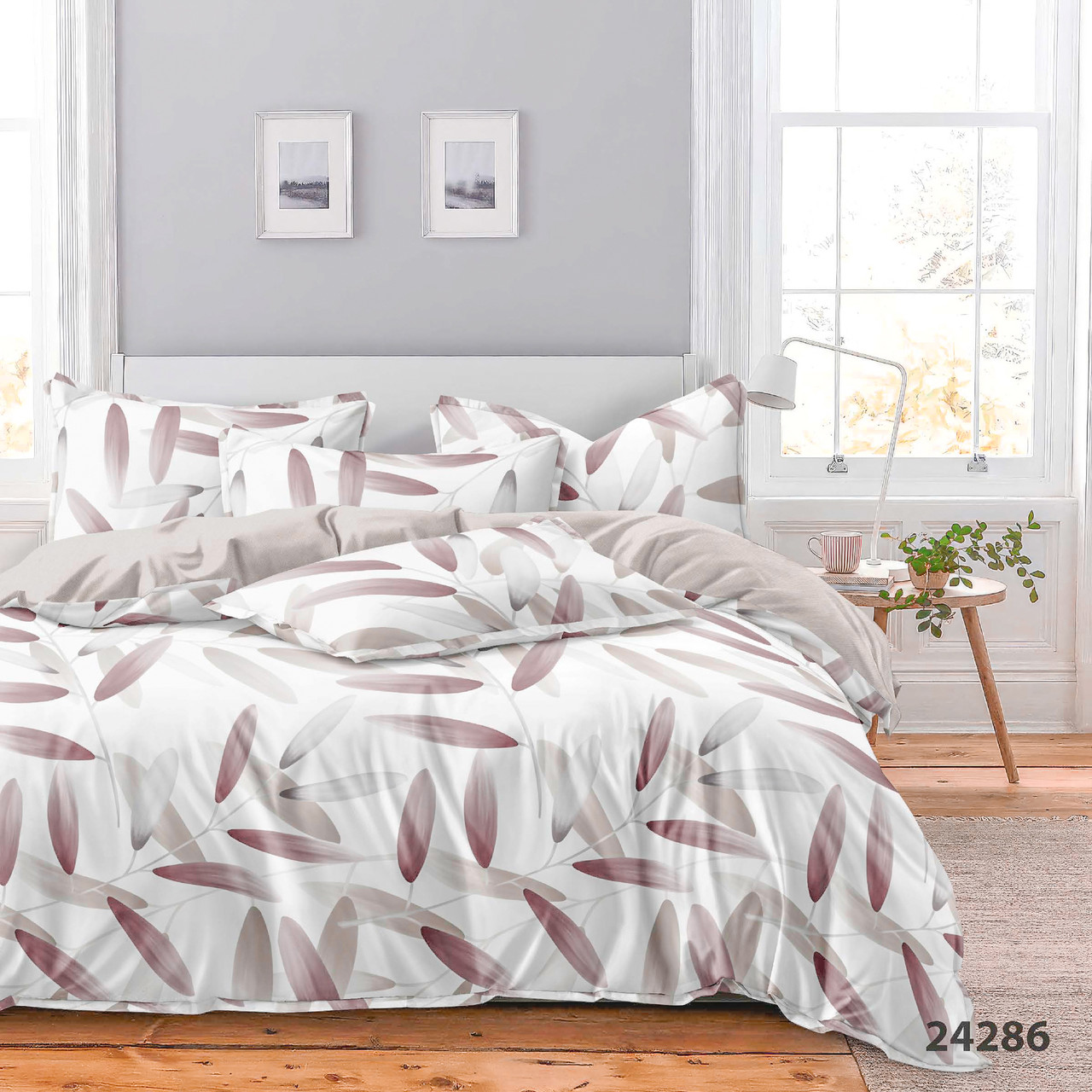 Комплект постільної білизни Viluta Євро Ранфорс 24286, фото 1