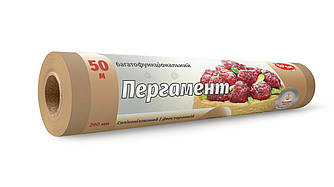 Пергамент для випікання силіконізований То є Так коричневий 29 см 50 м