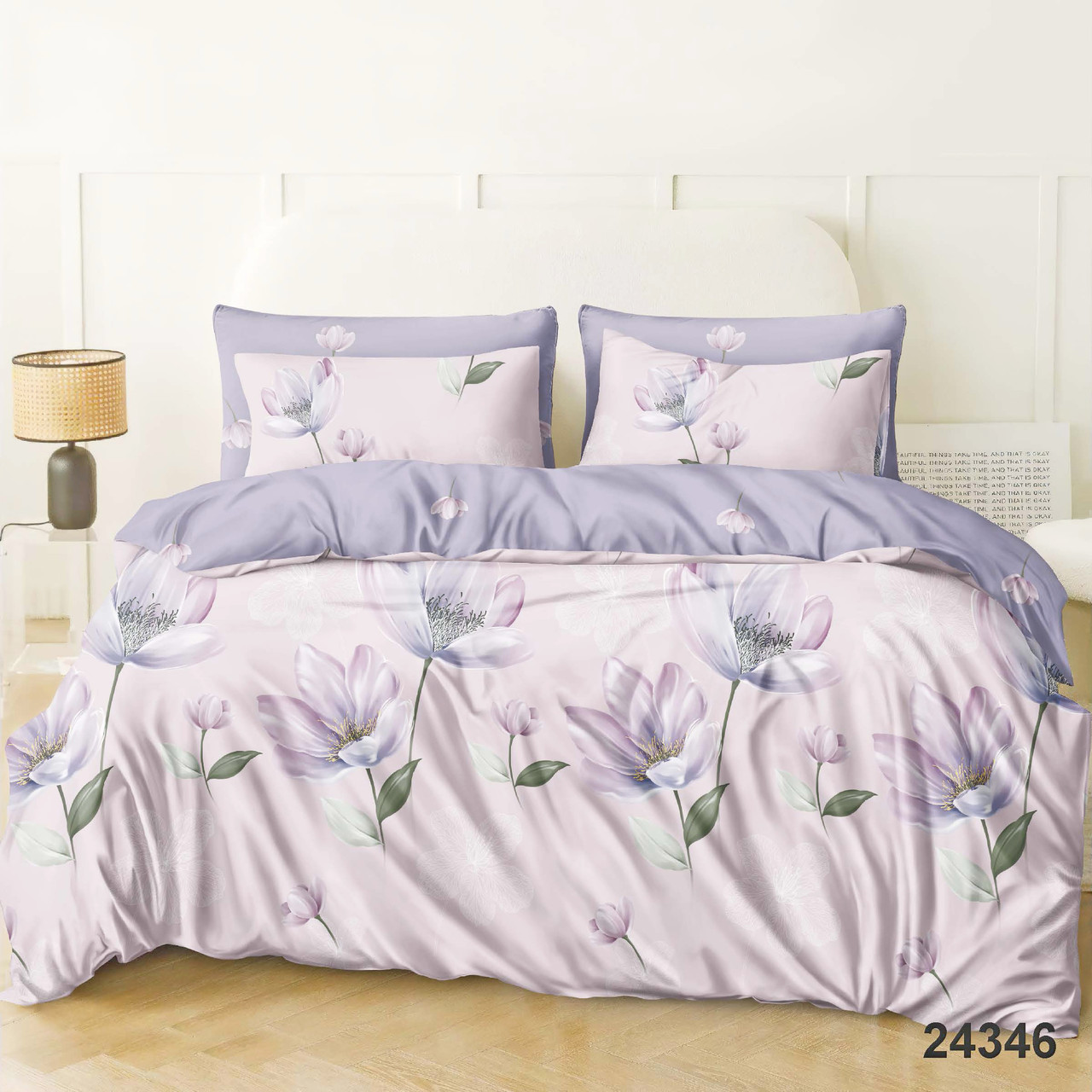 Комплект постільної білизни Viluta Євро Ранфорс 24346, фото 1