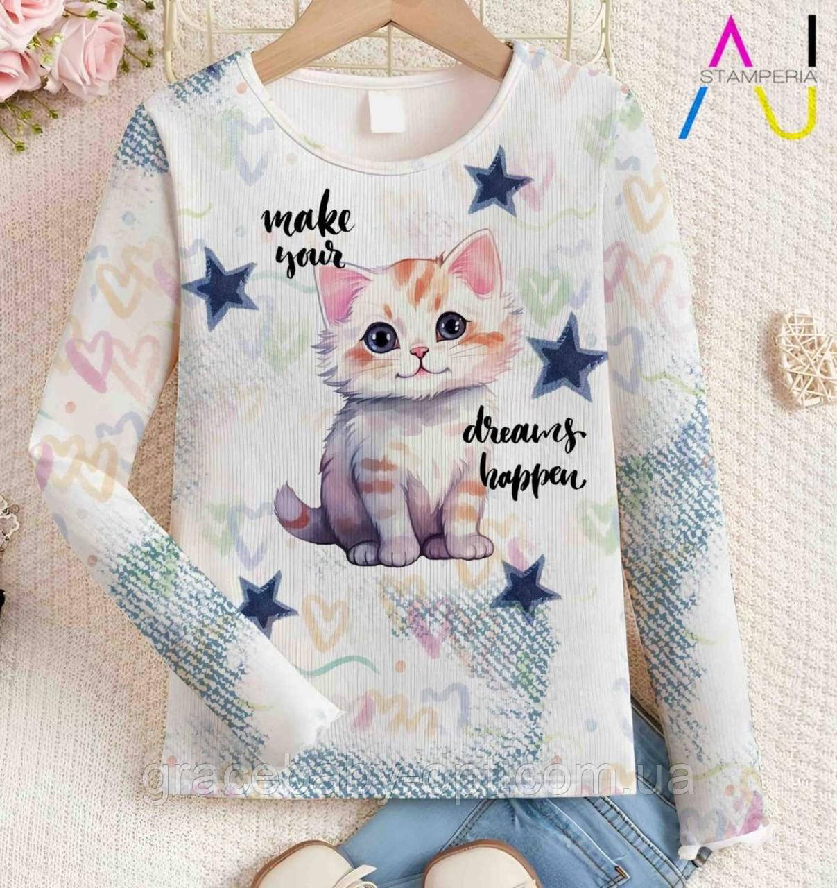 Реглан для дівчаток оптом, 4-14 рр.,  № 4022-1, фото 1