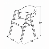 М'який стілець "Роберто" для Ресторанів та Готелів, фото 10