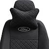 Чохли на сидіння Волга 31105 (Volga 31105) бугры автотканина ромбами чорні, фото 4
