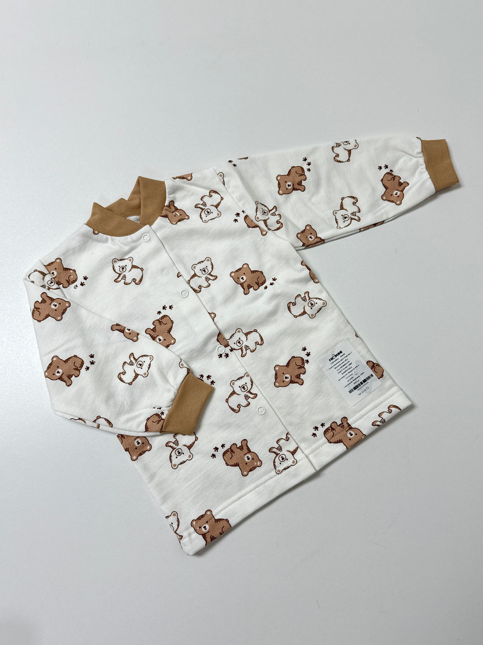 Кофточка ясельна, в тканині футер (байка), 74 розмір, фото 1