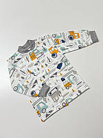 Кофточка ясельна, в тканині футер (байка), 74 розмір