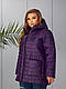 Стильна демісезонна куртка великих розмірів стьобаний з накладними кишенями Україна 48-50,52-54,56-58, фото 10