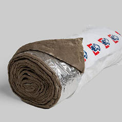 Теплоізоляція фольгована для труб — димоходів 30 мм / рулон 2,4 м2