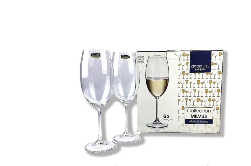 Фужери для вина MILVUS Bohemia h-24 cм, 400мл 6шт(199-1339), фото 1