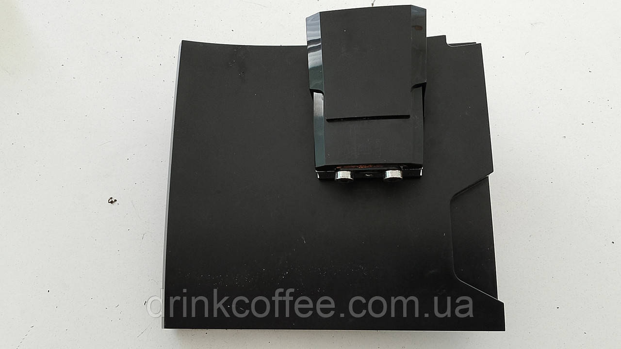 Панель лицьова (дверцята) диспенсер подавання кави для кавомашини DeLonghi ESAM 02.110.SB Magnifica б/у, фото 1