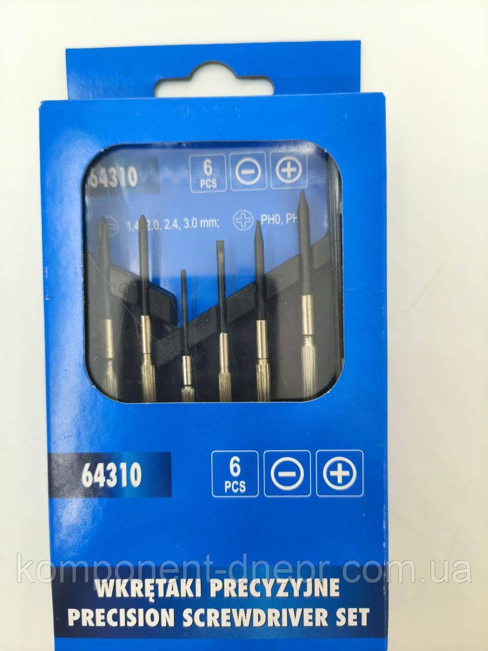 Набір прецизійних викруток Vorel 6 шт. 64310, фото 1