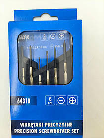 Набір прецизійних викруток Vorel 6 шт. 64310