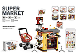 " Великий Супермаркет 668-130 Deluxe – 54 аксесуари, звук та світло, візочок, каса та продукти", фото 2
