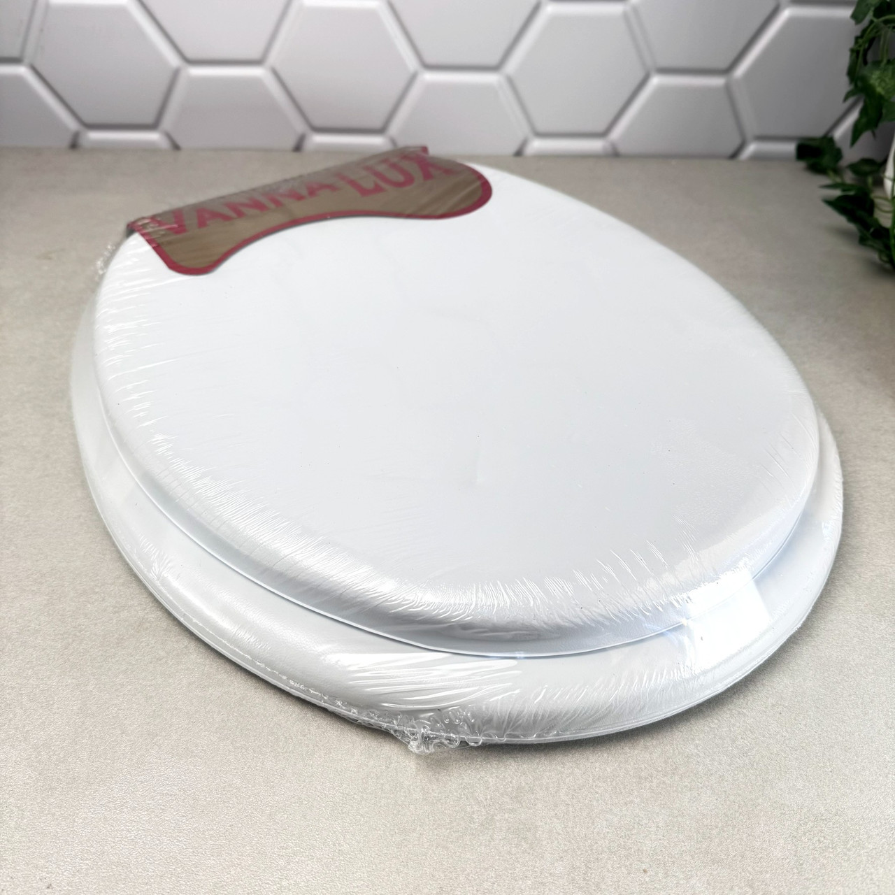 М’яке сидіння для унітаза з кришкою 40×36,5 см біле Vanna LUX