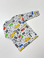 Кофточка із застібкою на плечі, в тканині футер (байка), 86 розмір