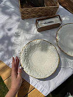 Тарілка Глибока LAVA 500 мл Cream Коричневий Лофт