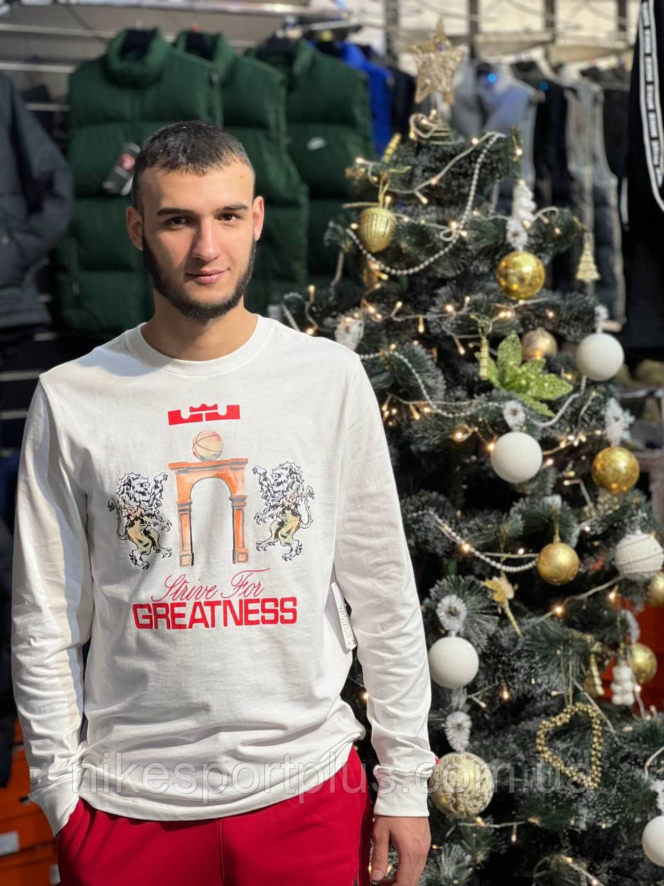 ФУТБОЛКА З ДОВГ. РУК LBJ M NK TEE LS SP24 FQ4908-100