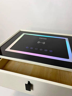 Розумна тумбочка Okop KP-588 Тумба для спальні Приліжкові тумбочки 209794