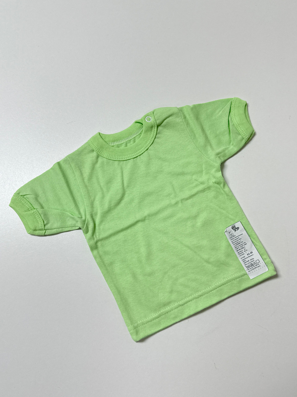 Футболка в тканині кулір, 62 розмір, фото 1