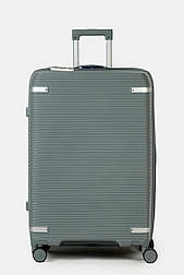 Велика пластикова валіза Tourist 607-1-DRGN зелена