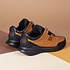 Чоловічі шкіряні кросівки (натуральна шкіра) руді демісезонні для чоловіків на весну осінь, розміри 40-45, фото 4